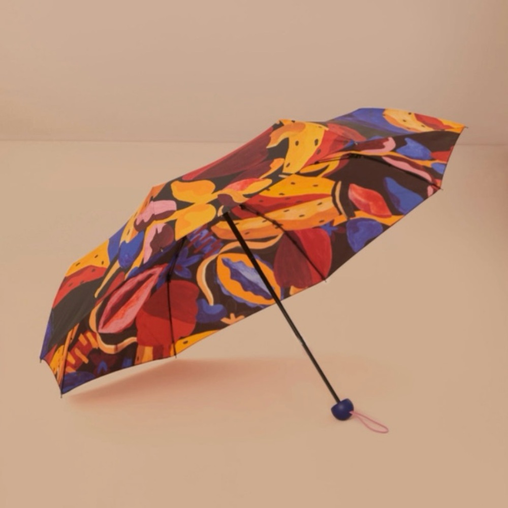 FARM Rio Fruittelicious Umbrella Tropical Banana Fruit Yellow New - Picture 2 of 5
